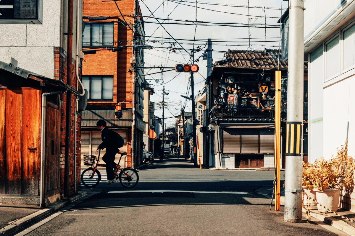 ひなた町の街並み