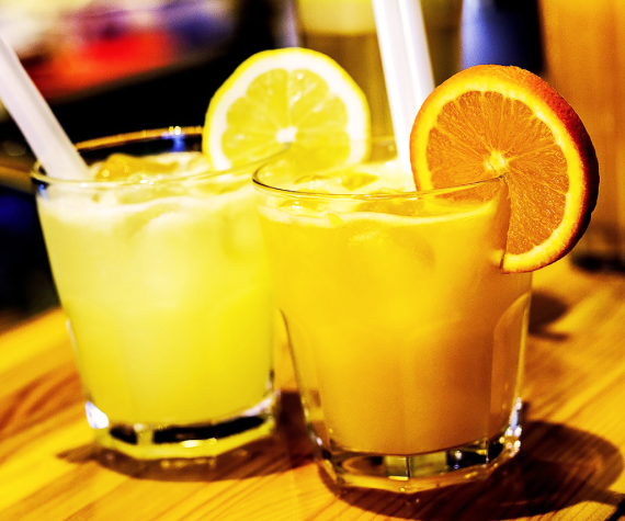 柑橘系のジュース