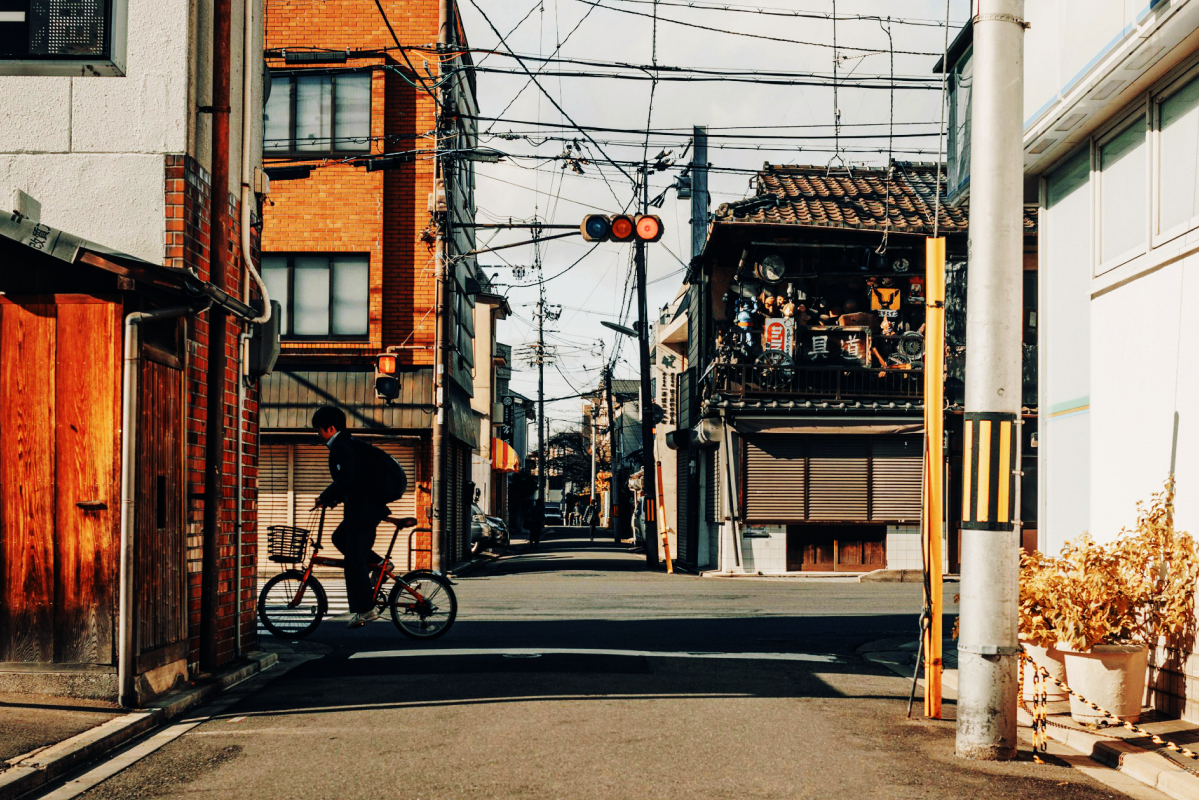 ひなた町の街中